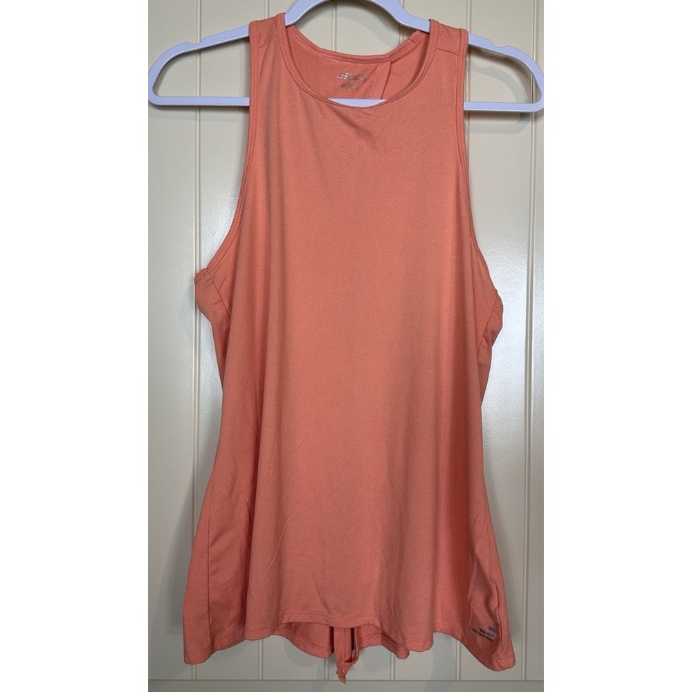 BCG open back sleeveless gym workout running yoga tank top sz M GUC